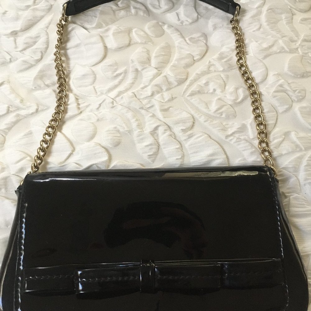 Kate Spade Patent Clutch Bag Chain - Picture 4 of 5